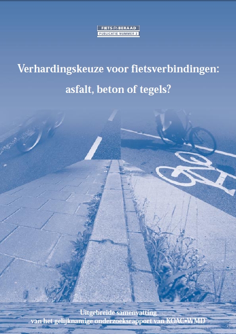 Verhardingskeuze voor fietsverbindingen: asfalt, beton of tegels?